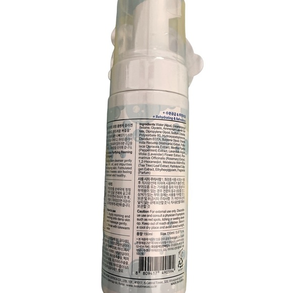 K Beauty Soft & Fluffy Foam BUBBLE PURIFYING FOAMING CLEANSER Collagen Brand NEW - Picture 2 of 2